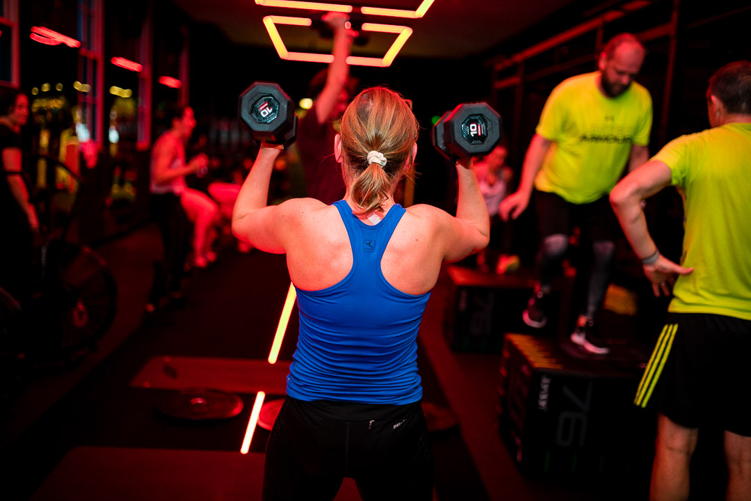 Toniq Fitness Class Commercial Photography